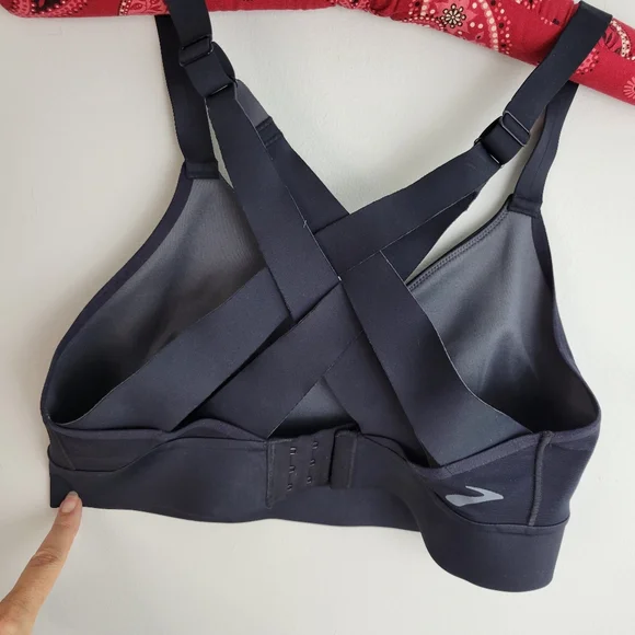 Brooks Dare Crossback Run Bra 350082 34C  Black - Picture 7 of 12